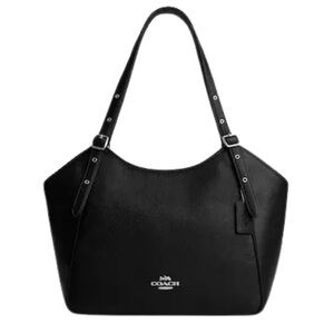 Coach Meadow Shoulder Leather Tote Bag